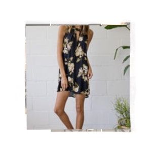 Bohme Navy Floral Dress